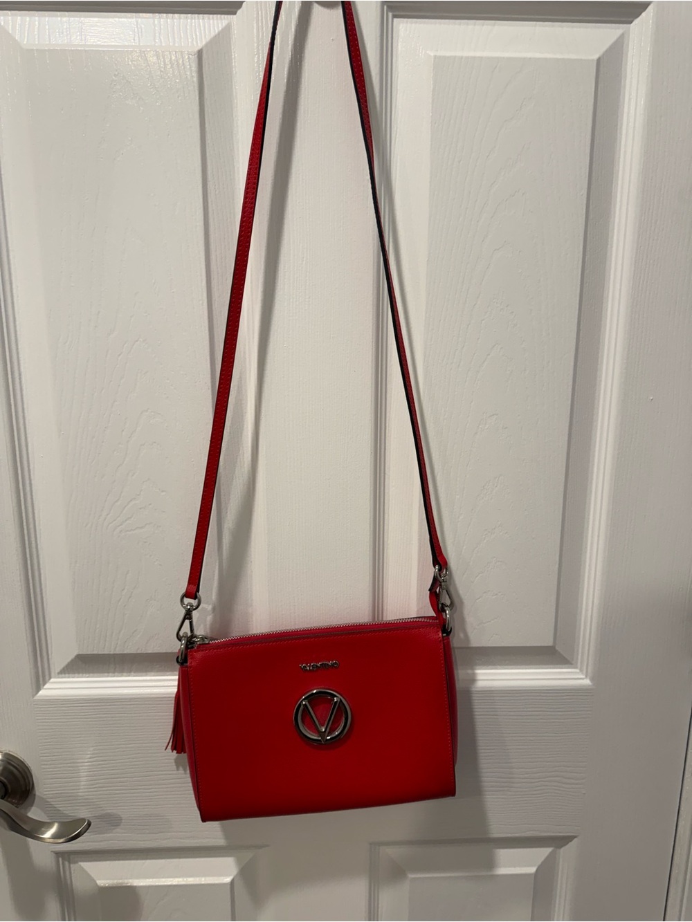 Mario Valentino Red Cross Body Bag - Picture 2 of 9